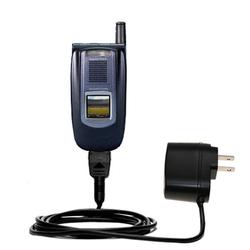 Gomadic Rapid Wall / AC Charger for the Sanyo VM5500 - Brand w/ TipExchange Technology