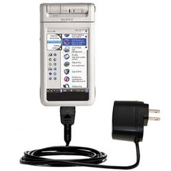 Gomadic Rapid Wall / AC Charger for the Sony Clie NX60 - Brand w/ TipExchange Technology