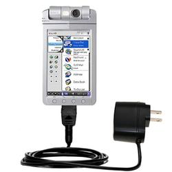 Gomadic Rapid Wall / AC Charger for the Sony Clie NX73V - Brand w/ TipExchange Technology