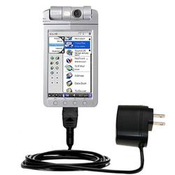 Gomadic Rapid Wall / AC Charger for the Sony Clie NX80V - Brand w/ TipExchange Technology