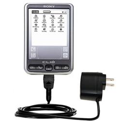 Gomadic Rapid Wall / AC Charger for the Sony Clie SL10 - Brand w/ TipExchange Technology