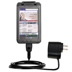 Gomadic Rapid Wall / AC Charger for the Sony Clie TH55 - Brand w/ TipExchange Technology