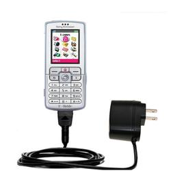 Gomadic Rapid Wall / AC Charger for the Sony Ericsson D750 D750i - Brand w/ TipExchange Technology