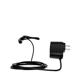 Gomadic Rapid Wall / AC Charger for the Sony Ericsson HBH-35 - Brand w/ TipExchange Technology