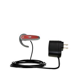 Gomadic Rapid Wall / AC Charger for the Sony Ericsson HBH-600 - Brand w/ TipExchange Technology