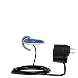 Gomadic Rapid Wall / AC Charger for the Sony Ericsson HBH-602 - Brand w/ TipExchange Technology