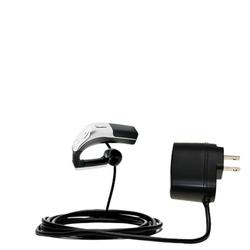 Gomadic Rapid Wall / AC Charger for the Sony Ericsson HBH-GV435 - Brand w/ TipExchange Technology