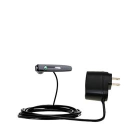 Gomadic Rapid Wall / AC Charger for the Sony Ericsson HBH-IV835 - Brand w/ TipExchange Technology