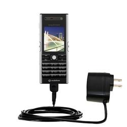 Gomadic Rapid Wall / AC Charger for the Sony Ericsson V600i - Brand w/ TipExchange Technology