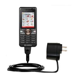 Gomadic Rapid Wall / AC Charger for the Sony Ericsson V630i - Brand w/ TipExchange Technology