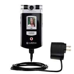 Gomadic Rapid Wall / AC Charger for the Sony Ericsson V800 - Brand w/ TipExchange Technology