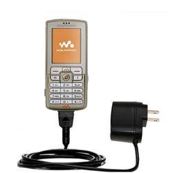 Gomadic Rapid Wall / AC Charger for the Sony Ericsson W700i - Brand w/ TipExchange Technology