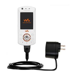 Gomadic Rapid Wall / AC Charger for the Sony Ericsson W900i - Brand w/ TipExchange Technology