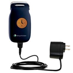 Gomadic Rapid Wall / AC Charger for the Sony Ericsson Z200 - Brand w/ TipExchange Technology