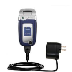 Gomadic Rapid Wall / AC Charger for the Sony Ericsson Z525a - Brand w/ TipExchange Technology