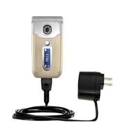 Gomadic Rapid Wall / AC Charger for the Sony Ericsson Z710i - Brand w/ TipExchange Technology