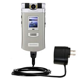 Gomadic Rapid Wall / AC Charger for the Sony Ericsson Z800i - Brand w/ TipExchange Technology