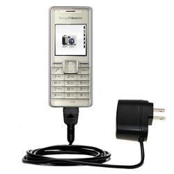 Gomadic Rapid Wall / AC Charger for the Sony Ericsson k200a - Brand w/ TipExchange Technology