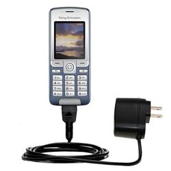 Gomadic Rapid Wall / AC Charger for the Sony Ericsson k310a - Brand w/ TipExchange Technology