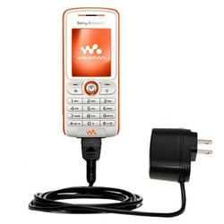 Gomadic Rapid Wall / AC Charger for the Sony Ericsson w200a - Brand w/ TipExchange Technology