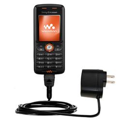 Gomadic Rapid Wall / AC Charger for the Sony Ericsson w200i - Brand w/ TipExchange Technology