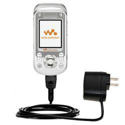 Gomadic Rapid Wall / AC Charger for the Sony Ericsson w550c - Brand w/ TipExchange Technology