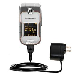 Gomadic Rapid Wall / AC Charger for the Sony Ericsson w710c - Brand w/ TipExchange Technology