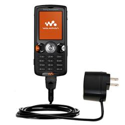 Gomadic Rapid Wall / AC Charger for the Sony Ericsson w810c - Brand w/ TipExchange Technology