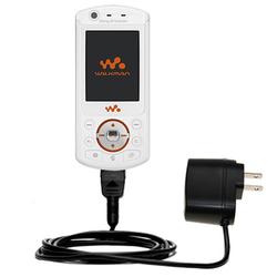 Gomadic Rapid Wall / AC Charger for the Sony Ericsson w900c - Brand w/ TipExchange Technology