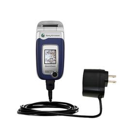Gomadic Rapid Wall / AC Charger for the Sony Ericsson z520c - Brand w/ TipExchange Technology