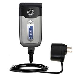 Gomadic Rapid Wall / AC Charger for the Sony Ericsson z550a - Brand w/ TipExchange Technology