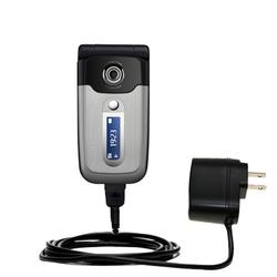 Gomadic Rapid Wall / AC Charger for the Sony Ericsson z550c - Brand w/ TipExchange Technology