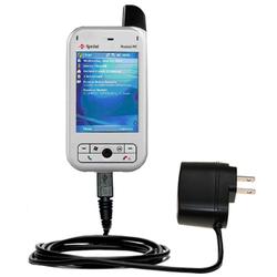 Gomadic Rapid Wall / AC Charger for the Sprint PPC-6700 - Brand w/ TipExchange Technology