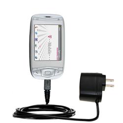 Gomadic Rapid Wall / AC Charger for the T-Mobile MDA IV - Brand w/ TipExchange Technology