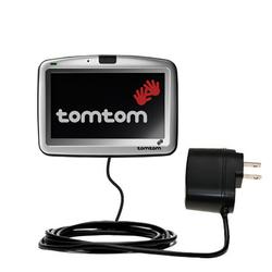 Gomadic Rapid Wall / AC Charger for the TomTom Go - Brand w/ TipExchange Technology