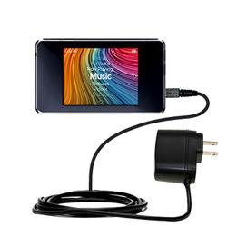 Gomadic Rapid Wall / AC Charger for the iRiver Clix2 U20 - Brand w/ TipExchange Technology
