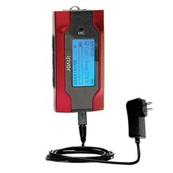 Gomadic Rapid Wall / AC Charger for the iRiver T30 - Brand w/ TipExchange Technology