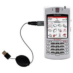 Gomadic Retractable USB Cable for the Blackberry 7100v with Power Hot Sync and Charge capabilities - Gomadic