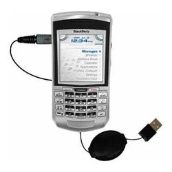 Gomadic Retractable USB Cable for the Cingular Blackberry 7100g with Power Hot Sync and Charge capabilities
