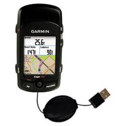 Gomadic Retractable USB Cable for the Garmin Edge 705 with Power Hot Sync and Charge capabilities - Gomadic