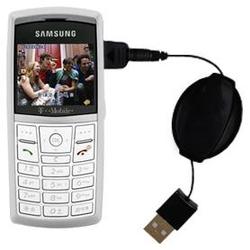 Gomadic Retractable USB Cable for the Samsung SGH-T519 with Power Hot Sync and Charge capabilities - Gomadic