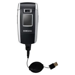 Gomadic Retractable USB Cable for the Samsung SGH-ZV50 with Power Hot Sync and Charge capabilities - Gomadic