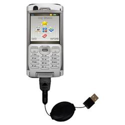 Gomadic Retractable USB Cable for the Sony Ericsson P990c with Power Hot Sync and Charge capabilities - Goma