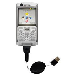 Gomadic Retractable USB Cable for the Sony Ericsson P990i with Power Hot Sync and Charge capabilities - Goma