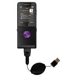 Gomadic Retractable USB Cable for the Sony Ericsson W350a with Power Hot Sync and Charge capabilities - Goma