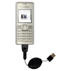 Gomadic Retractable USB Cable for the Sony Ericsson k200i with Power Hot Sync and Charge capabilities - Goma