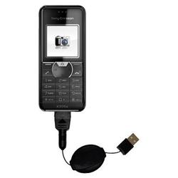 Gomadic Retractable USB Cable for the Sony Ericsson k205a with Power Hot Sync and Charge capabilities - Goma