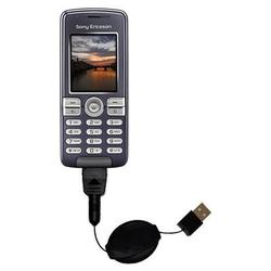 Gomadic Retractable USB Cable for the Sony Ericsson k510a with Power Hot Sync and Charge capabilities - Goma