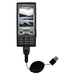 Gomadic Retractable USB Cable for the Sony Ericsson k790i with Power Hot Sync and Charge capabilities - Goma