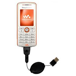 Gomadic Retractable USB Cable for the Sony Ericsson w200a with Power Hot Sync and Charge capabilities - Goma